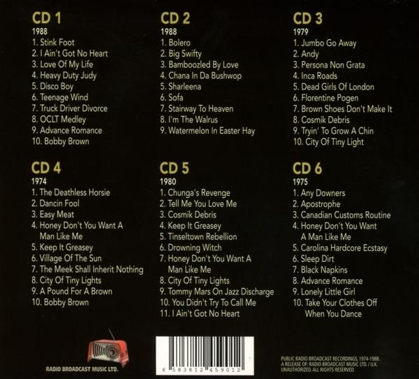 Frank Zappa - Live Broadcast Collection  - (CD)