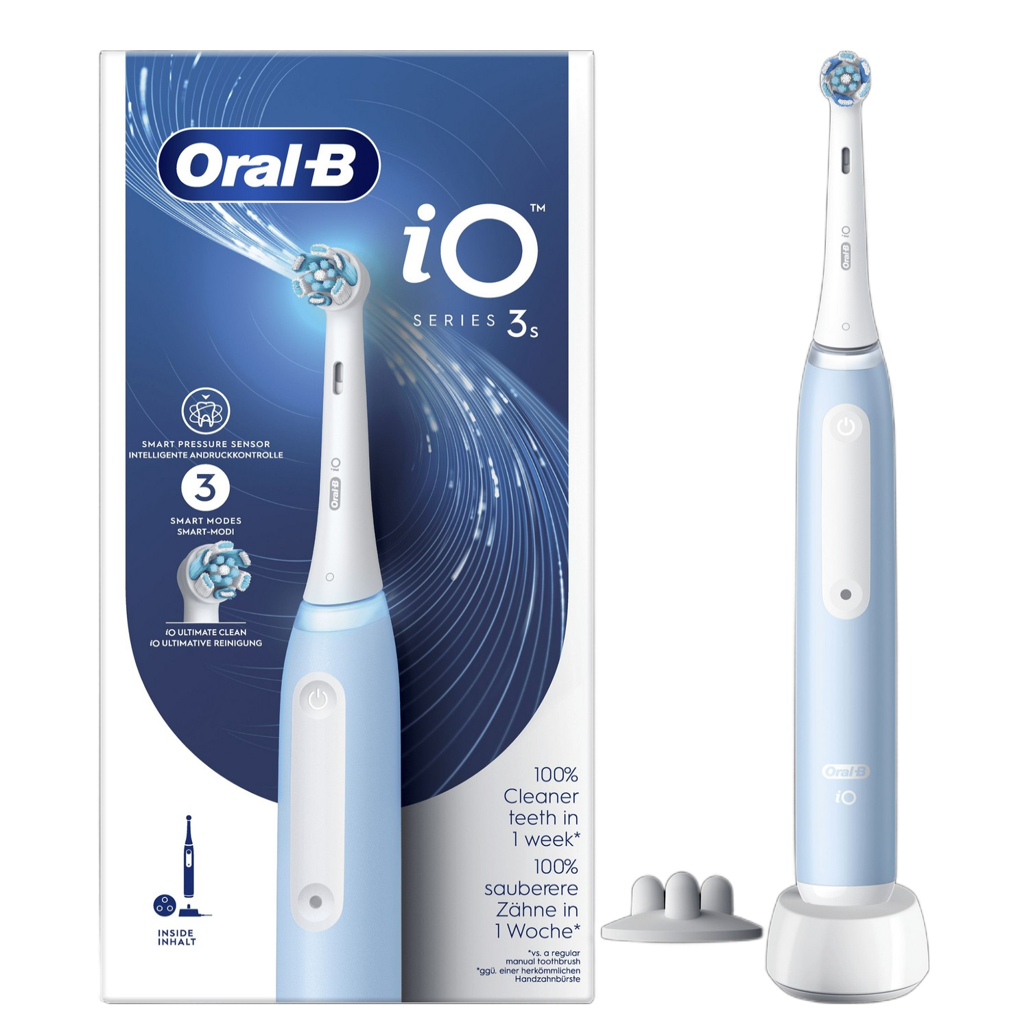 ORAL B Elektrische Tandenborstel IO 3s Ice Blue