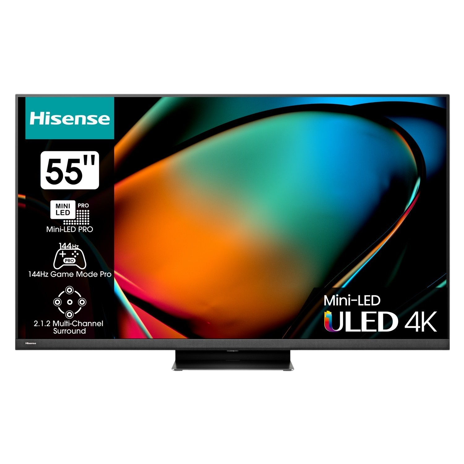 HISENSE 55U8KQ 55" ULED Smart 4K Mini LED - Ultra HD 4K - Mini-led-tv - 55 inch