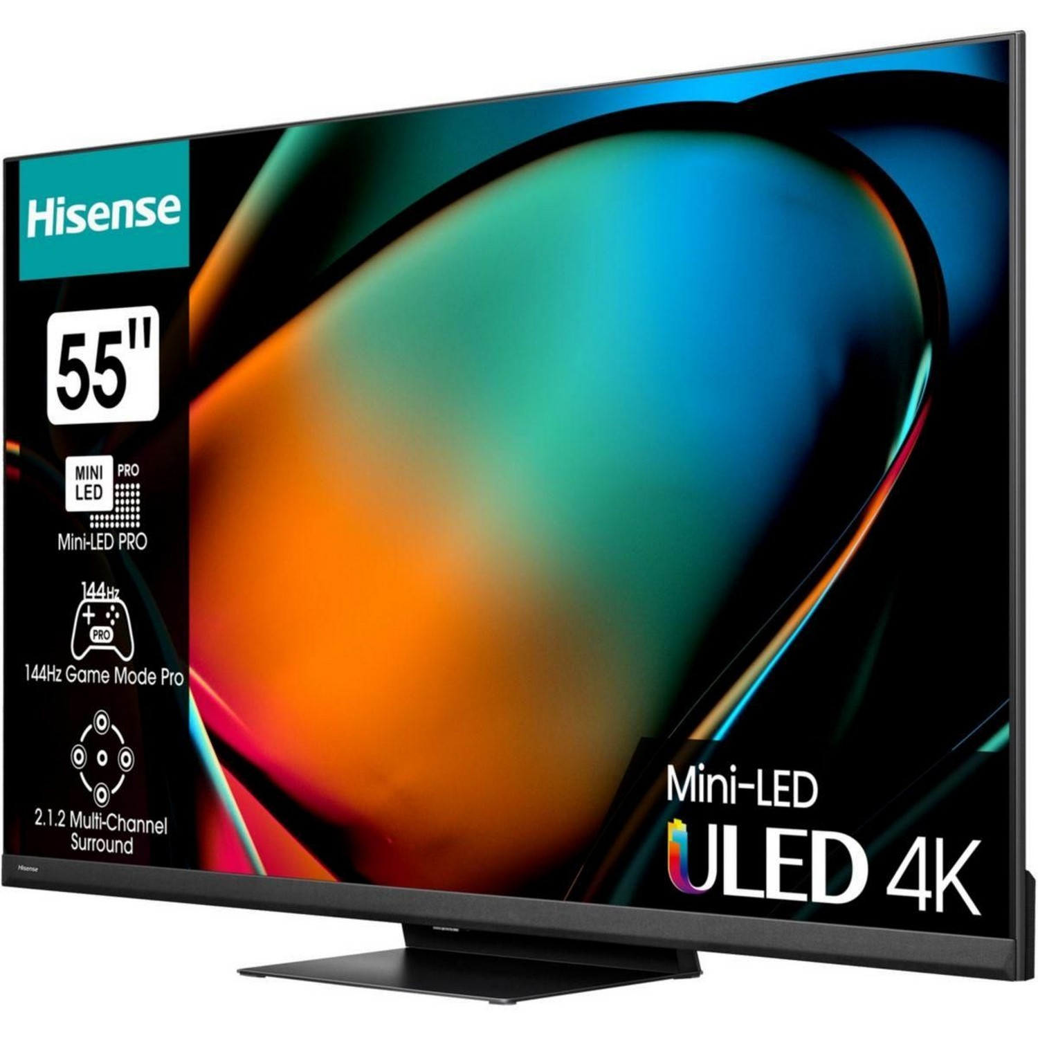 HISENSE 55U8KQ 55" ULED Smart 4K Mini LED - Ultra HD 4K - Mini-led-tv - 55 inch