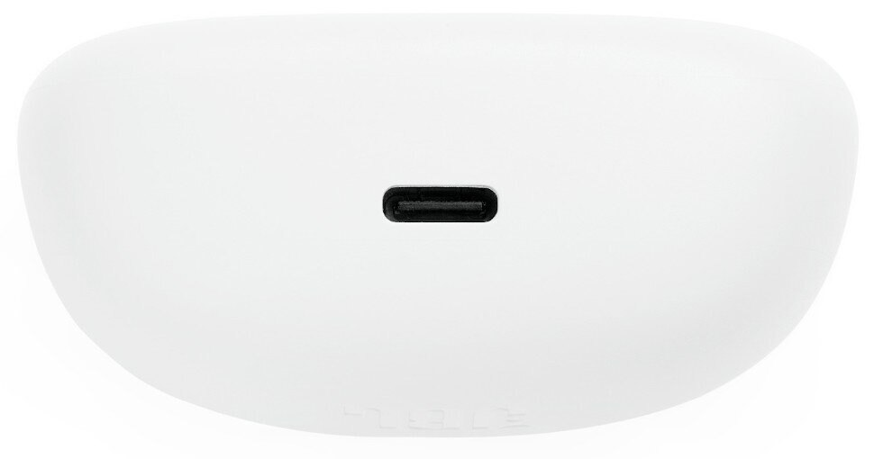 Biały port ładowania. Ma czarne złącze.