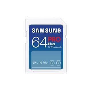 SAMSUNG PRO Plus 64GB 180MB/s SDXC