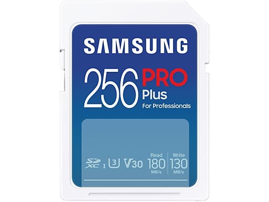 SAMSUNG PRO Plus 256GB 180MB/s SDXC