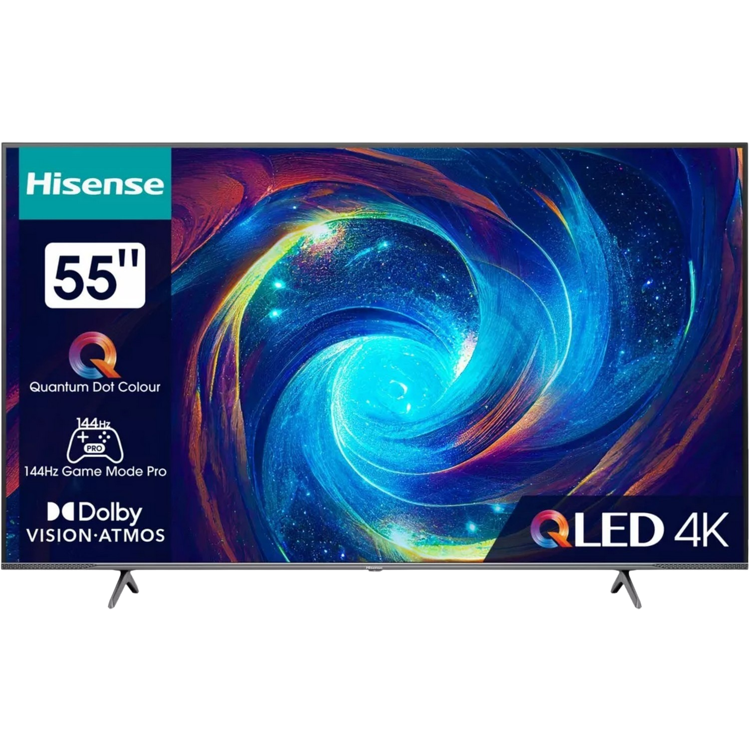HISENSE 55E7KQ 55" QLED Smart 4K - QLED 4K - TV QLED - 55 pouces