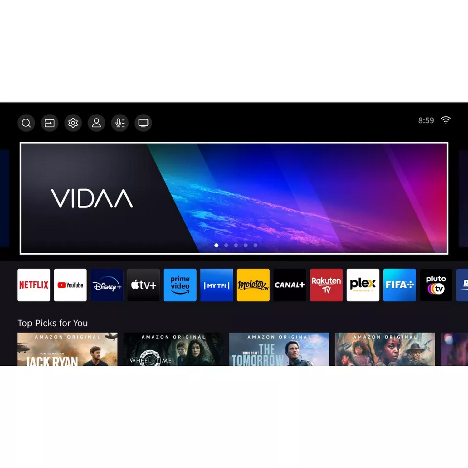HISENSE 55E7KQ 55" QLED Smart 4K - QLED 4K - TV QLED - 55 pouces