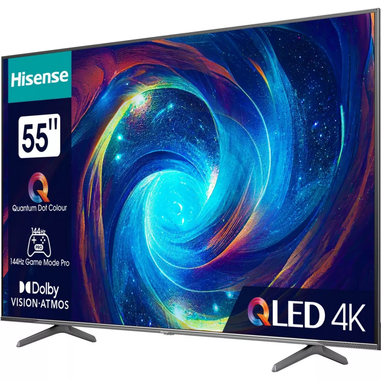 HISENSE 55E7KQ 55" QLED Smart 4K - QLED 4K - TV QLED - 55 pouces