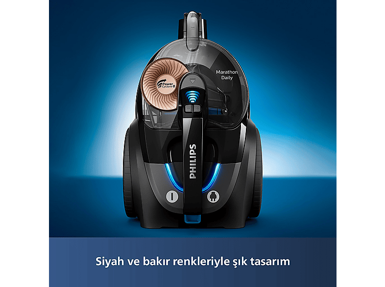 PHILIPS XB7150/07 Marathon Dailiy Toz Torbasız Elektrikli Süpürge_3