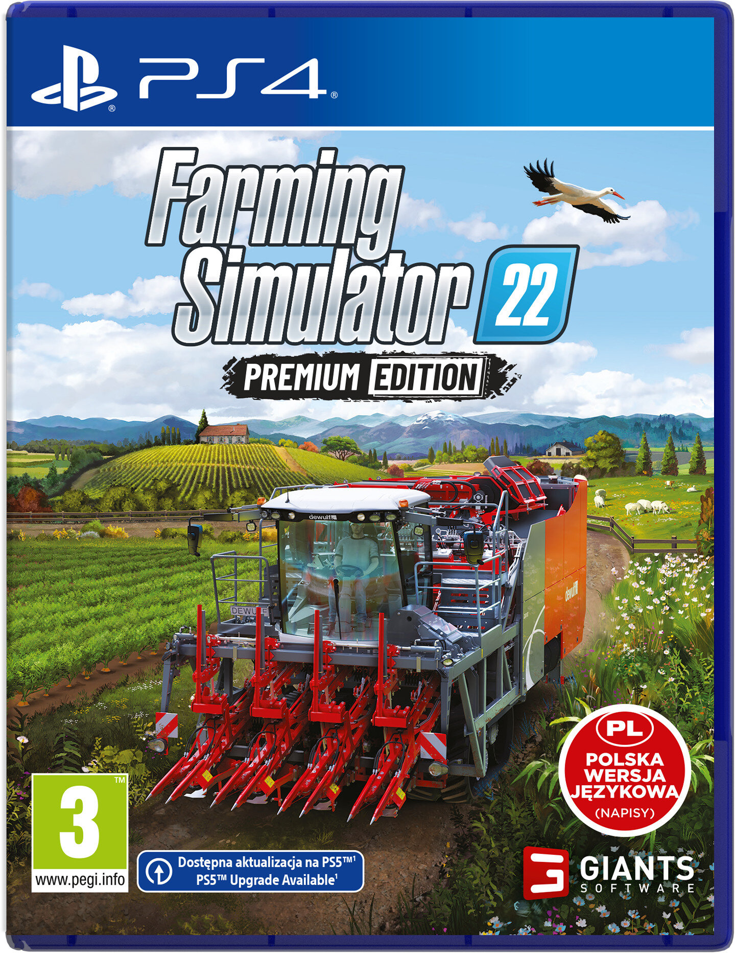 Gra PS4 Farming Simulator 22 Edycja Premium (Kompatybilna z PS5)