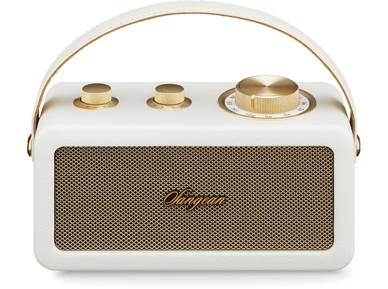 Sangean RA-101 Ivory/gold; Radio