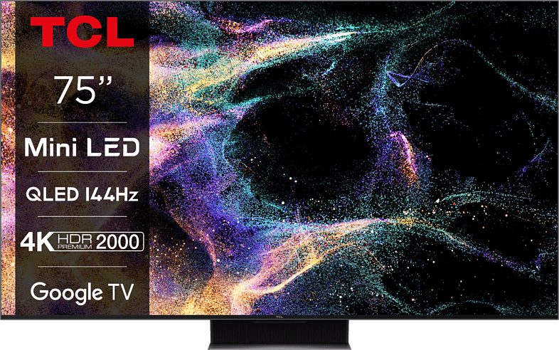 TCL 75C845 75" QLED Smart 4K (2023) - Ultra HD 4K - TV miniLED - 75 pouces