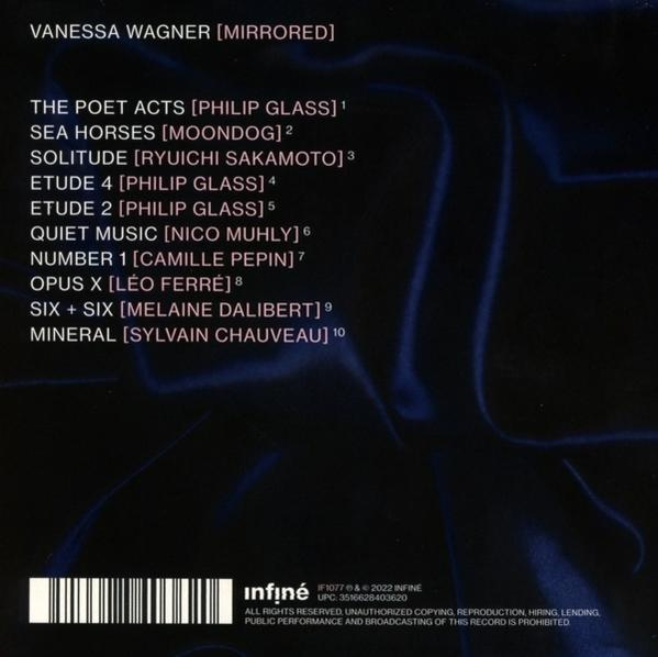 Album-Rückseite mit Titelliste, Künstler und Copyright-Informationen.