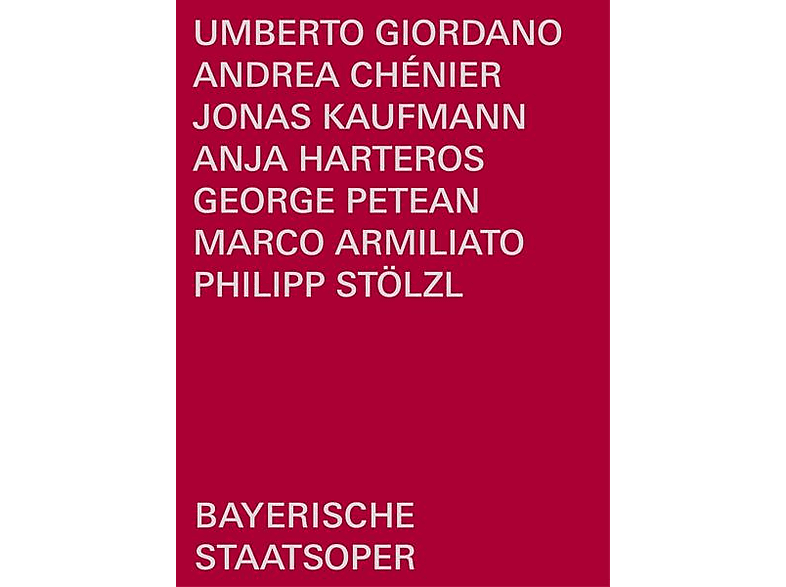 CHENIER Kaufmann/Harteros/Bayerisches - ANDREA (DVD) - Staatsorchester