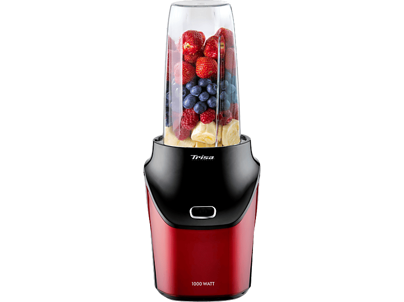 TRISA Nutri Blender Energy Boost - Standmixer (Schwarz/Rot)