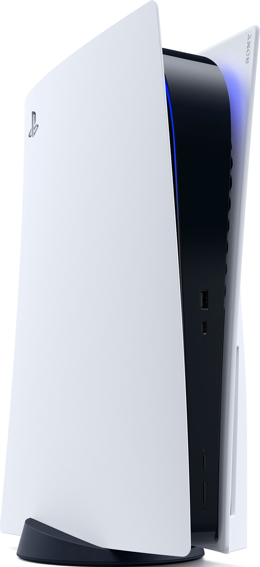 Ein Smartphone mit blau-grünem Bildschirm, das Zeit und Datum anzeigt.