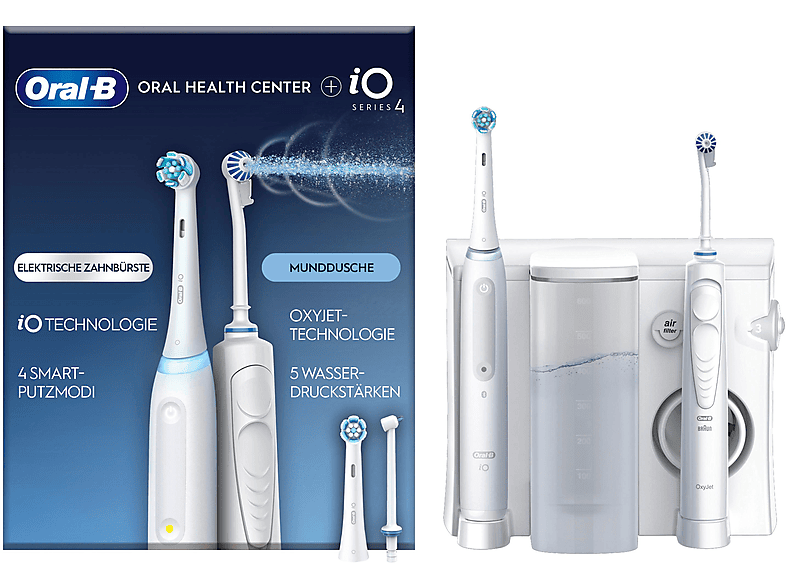 ORALB Center OxyJet Reinigungssystem Munddusche + OralB iO4 online