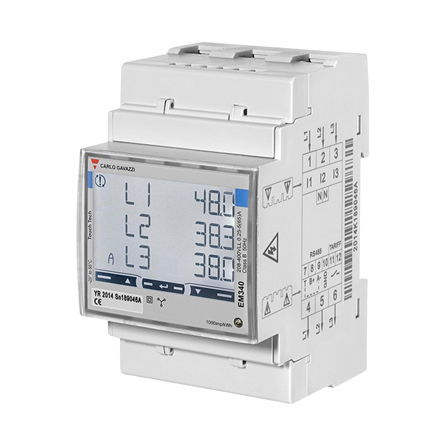 WALLBOX Driefasige energiemeter 65A (MTR-3P-65A)