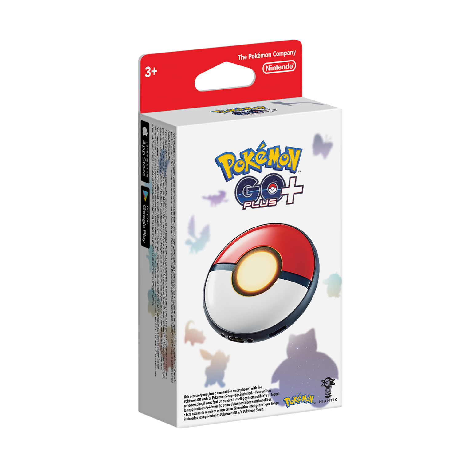 Dispositivo Bluetooth Nintendo Pokemon GO Plus + Prev.
