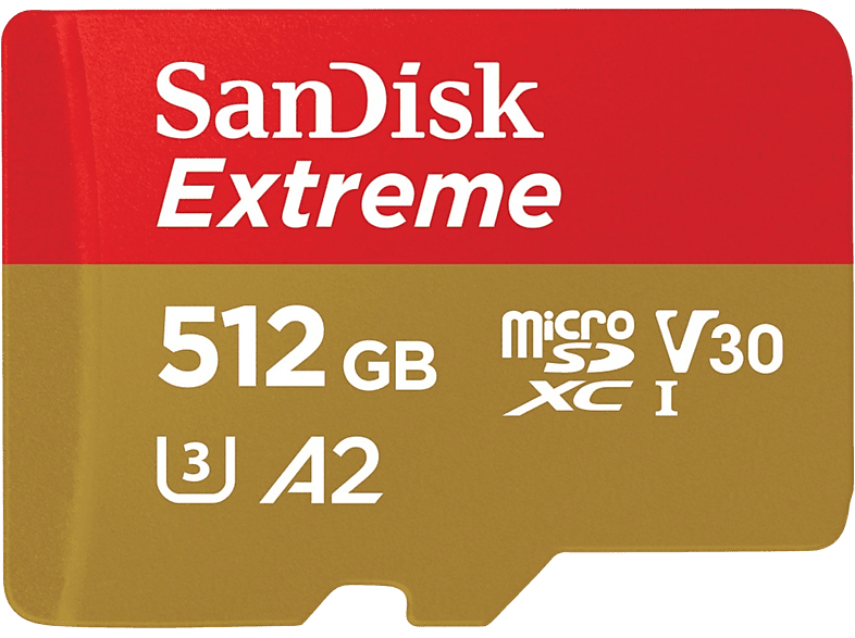 Sandisk Carte Mémoire Extreme Microsdxc 512 Gb (00121589)