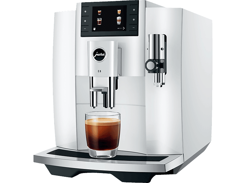 JURA E8 (EC) Kaffeevollautomat Piano White