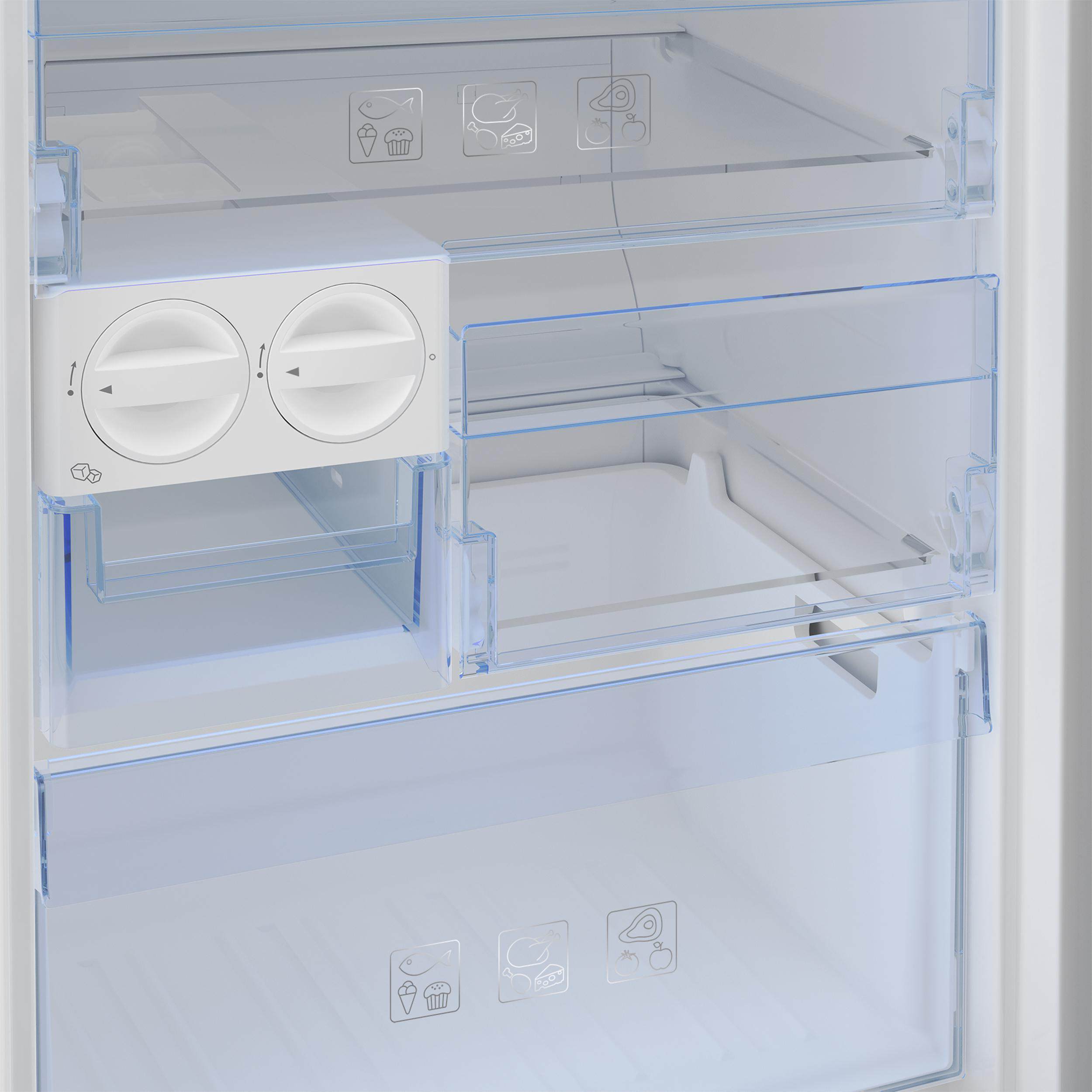 BEKO RFNE312E43WN Gefrierschrank (E, 282 l, 1850 mm hoch)
