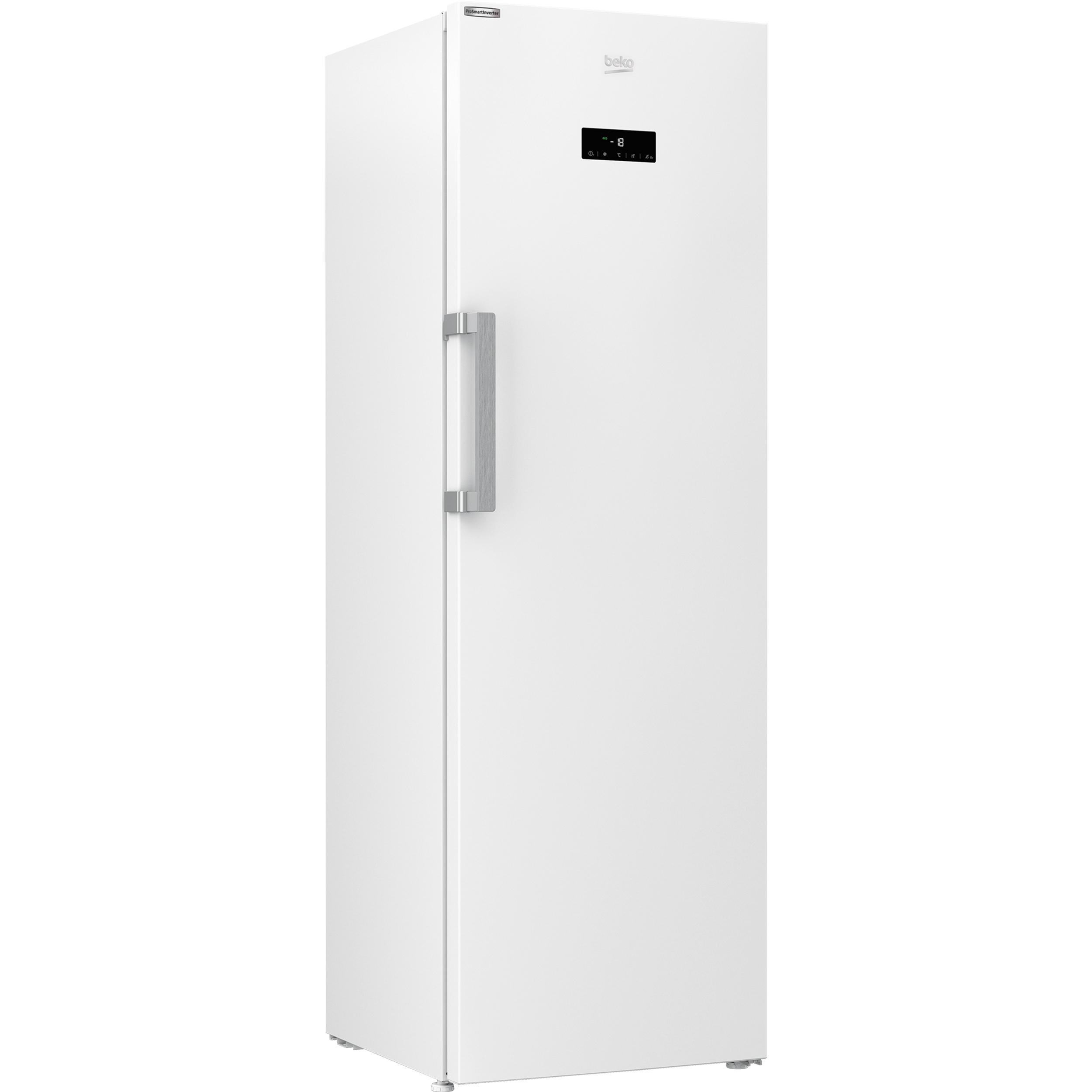 BEKO RFNE312E43WN Gefrierschrank (E, 282 l, 1850 mm hoch)
