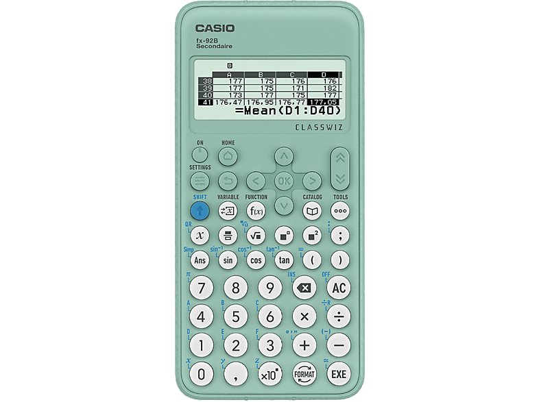 Casio fx-92B Secondaire - Calculatrice Scientifique (België)