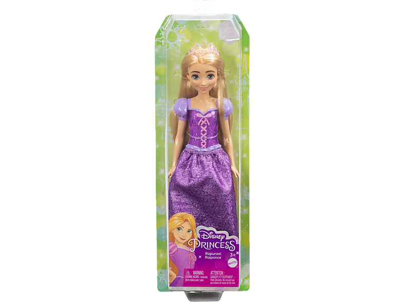BARBIE HLW03 Disney Prinzessin Rapunzel-Puppe Spielzeugpuppe Mehrfarbig