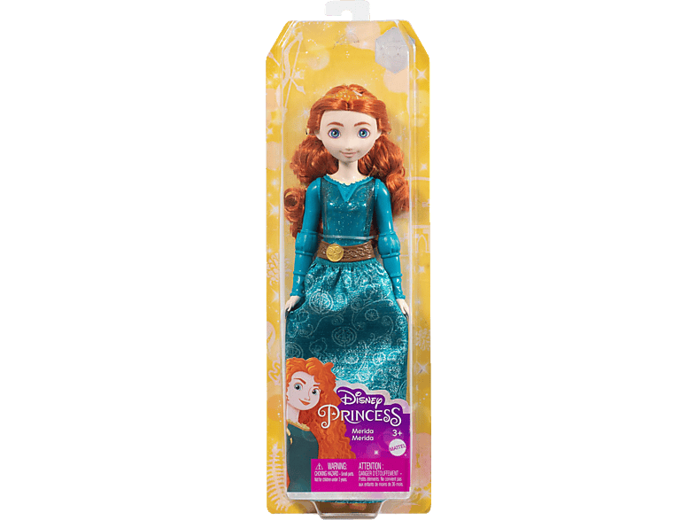 BARBIE HLW13 Disney Prinzessin Spielzeugpuppe Mehrfarbig Merida-Puppe