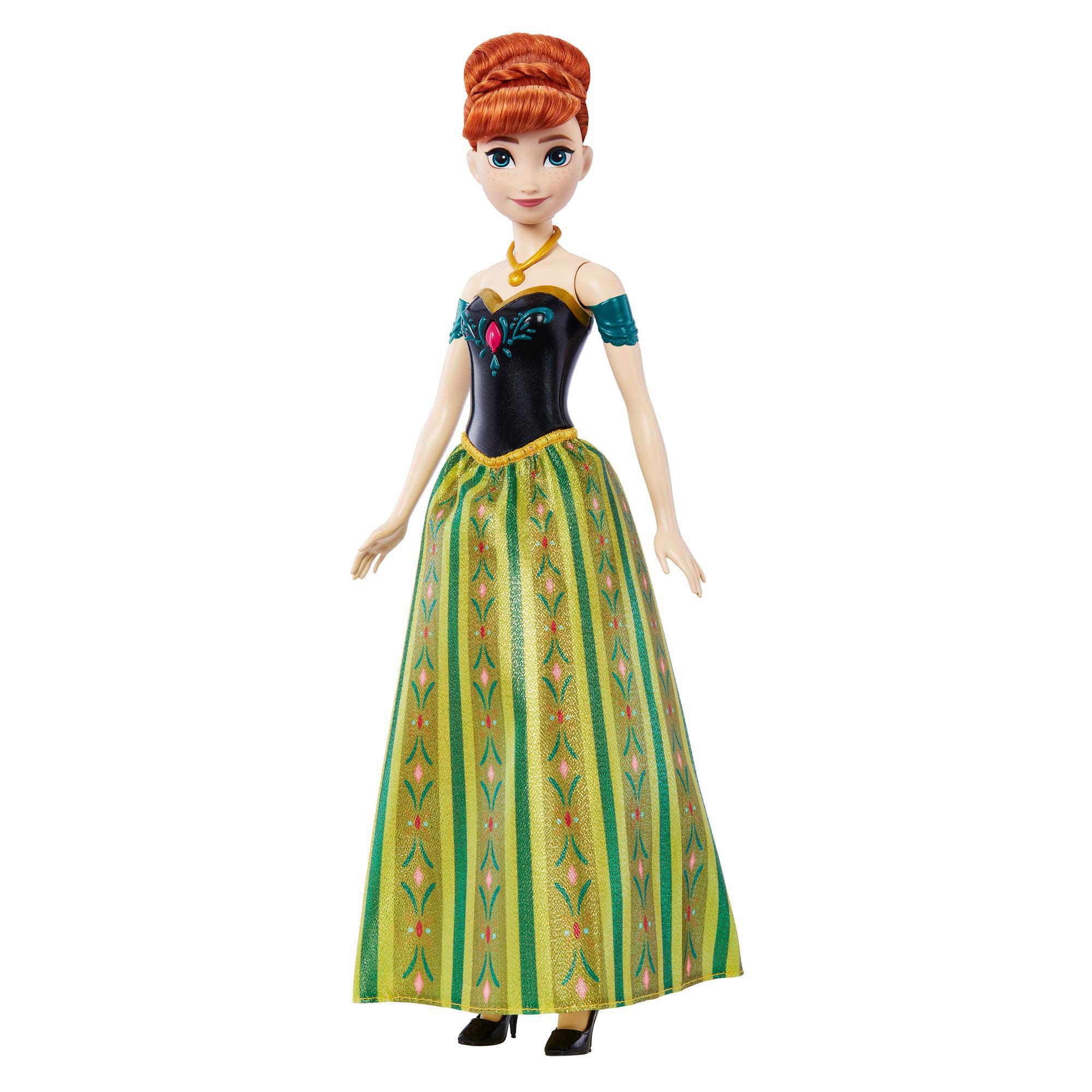 BARBIE HMG41 Disney Die Eiskönigin Singende Anna-Puppe (D) Spielzeugpuppe Mehrfarbig