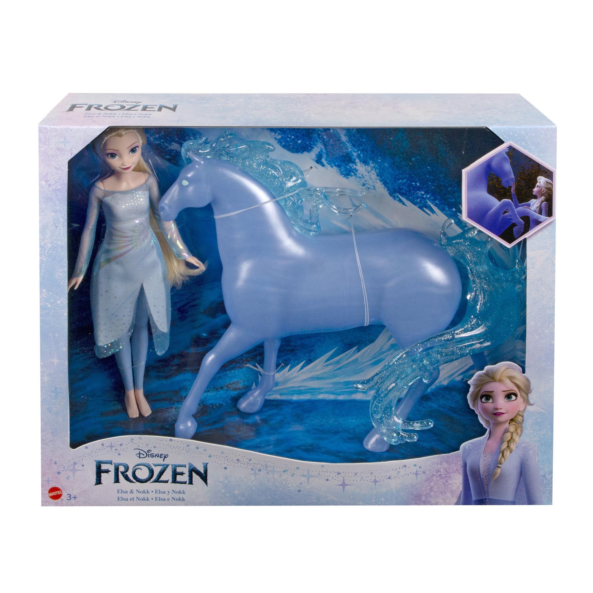 BARBIE HLW58 Disney Mehrfarbig Elsa Spielzeugpuppe & Die Eiskönigin Nokk