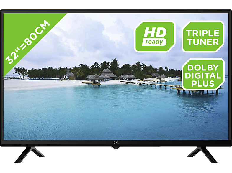 | TV 80 HD-ready) OTV LED MediaMarkt cm, TV OK. 32H-5023C LED / Zoll (32