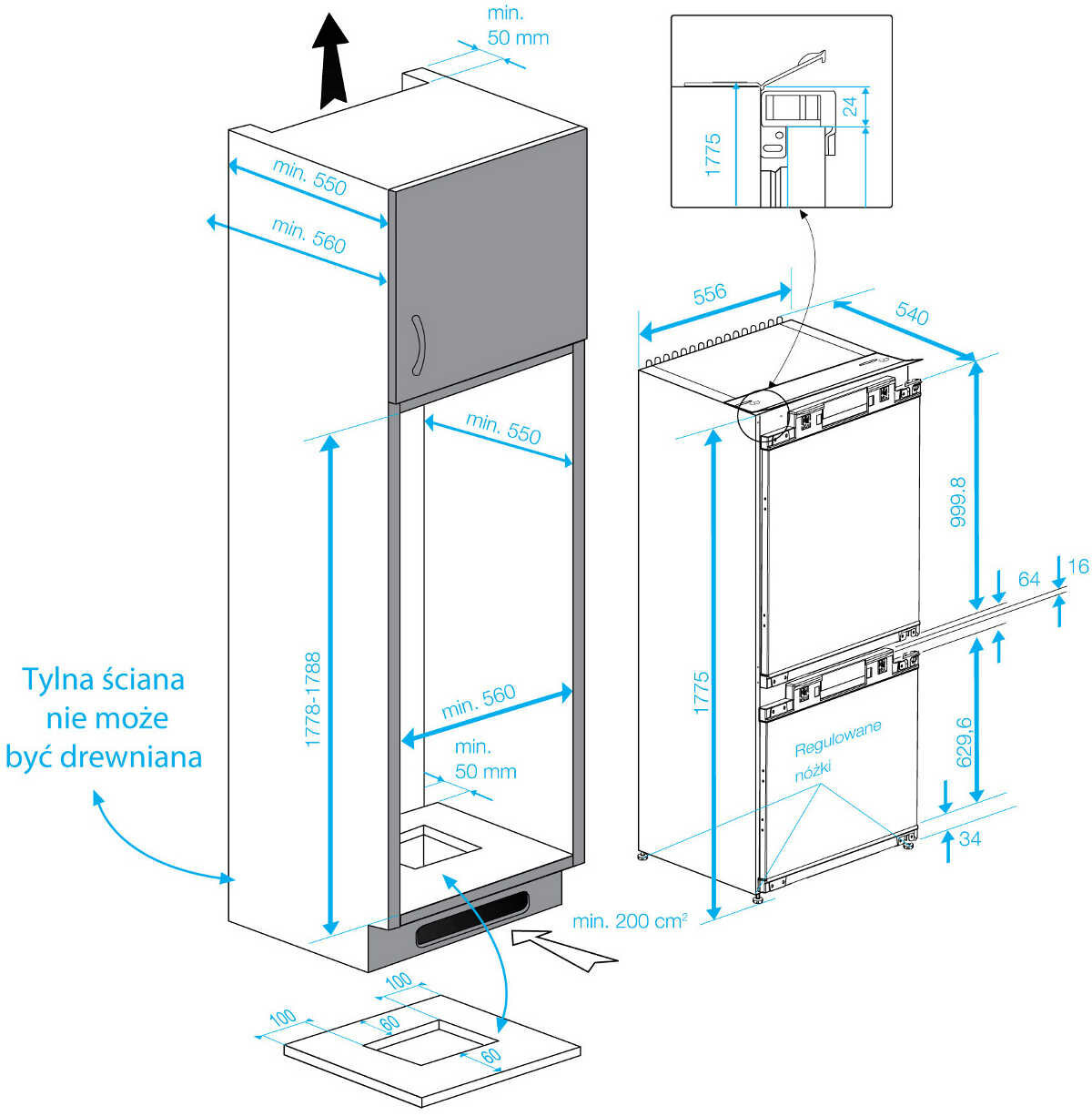 Lodówka BEKO BCN130003