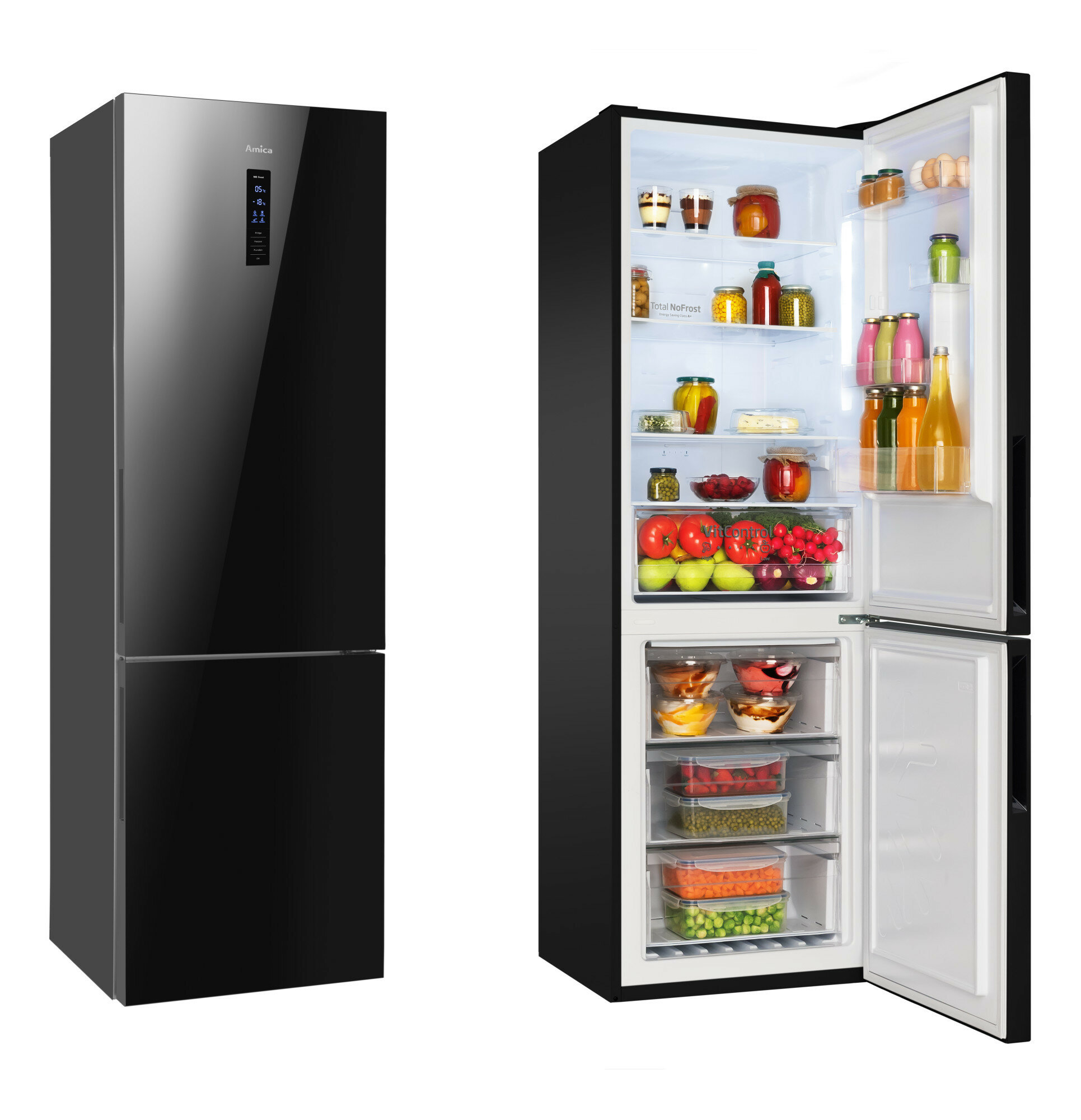 Lodówka AMICA FK3356.4GBDF