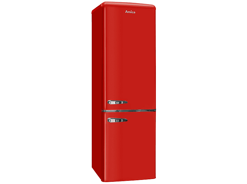 Lodówka AMICA FK2965.3RAA Retro 181cm Czerwona&nbsp;SlimSize – zdjęcie 3