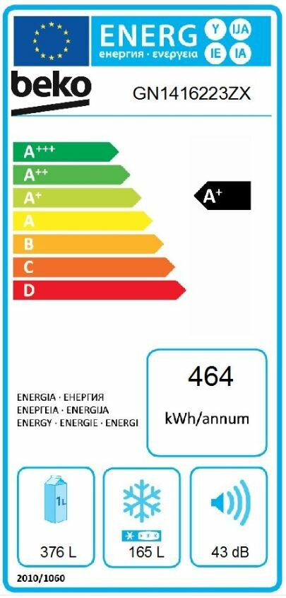 Lodówka BEKO GN1416223ZX