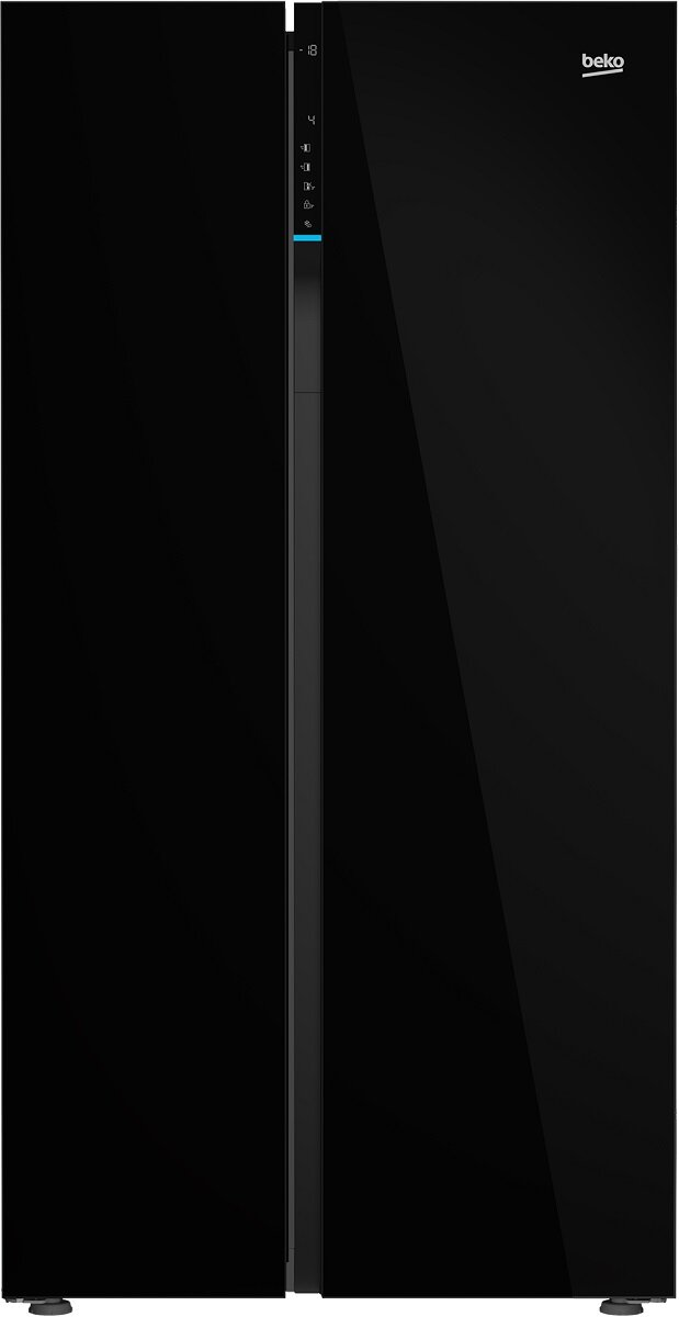 OUTLET - Lodówka BEKO GN163140ZGBN Czarne szkło