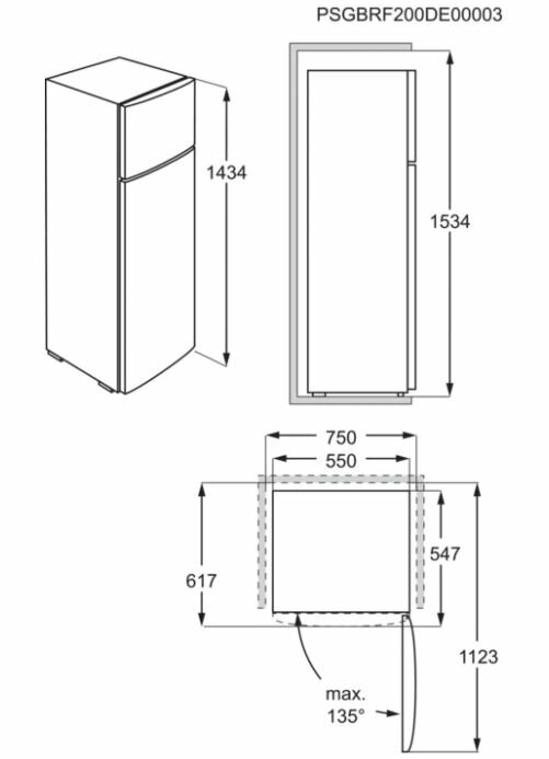 Lodówka ELECTROLUX LTB1AE24U0