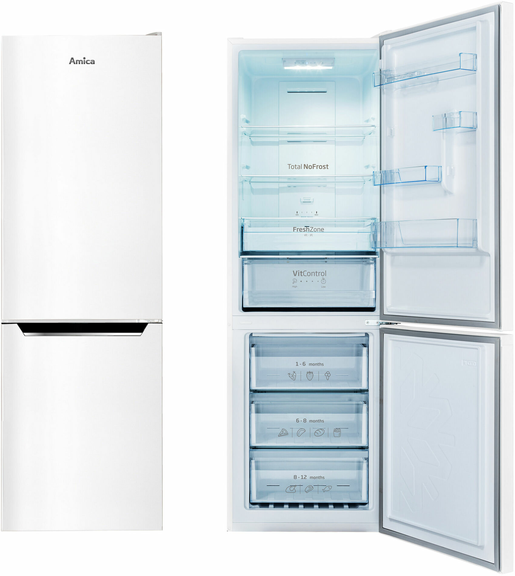 Lodówka AMICA FK3415.4FZAA