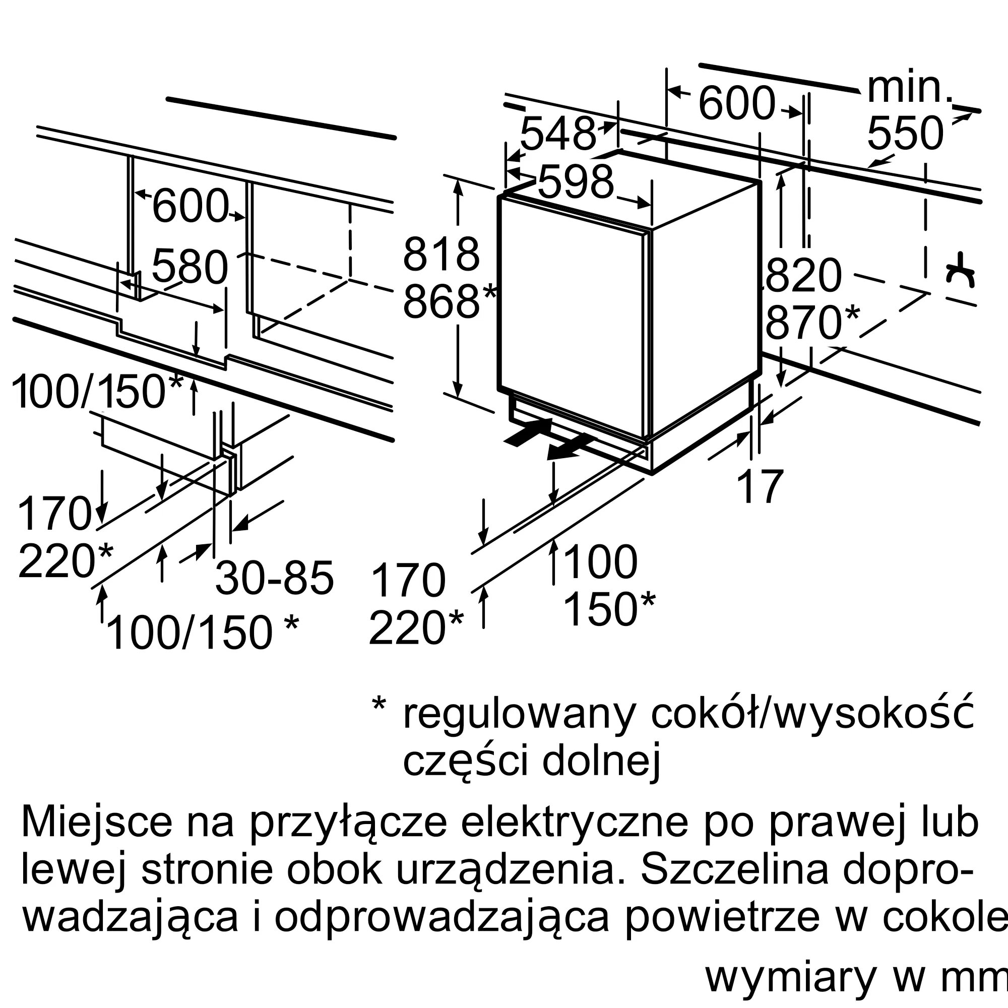 Lodówka SIEMENS KU15LADF0