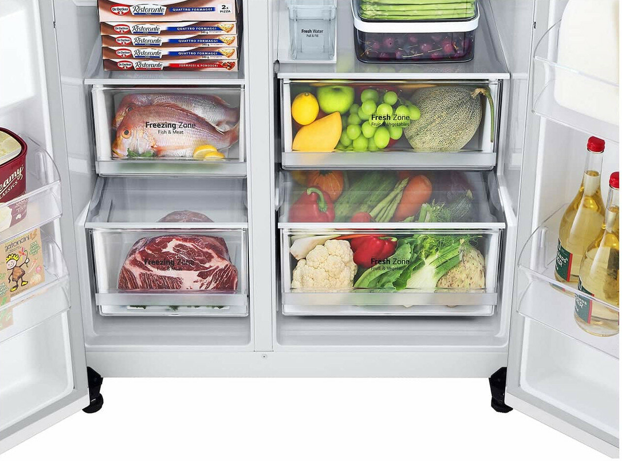 Lodówka LG GSLV71SWTM