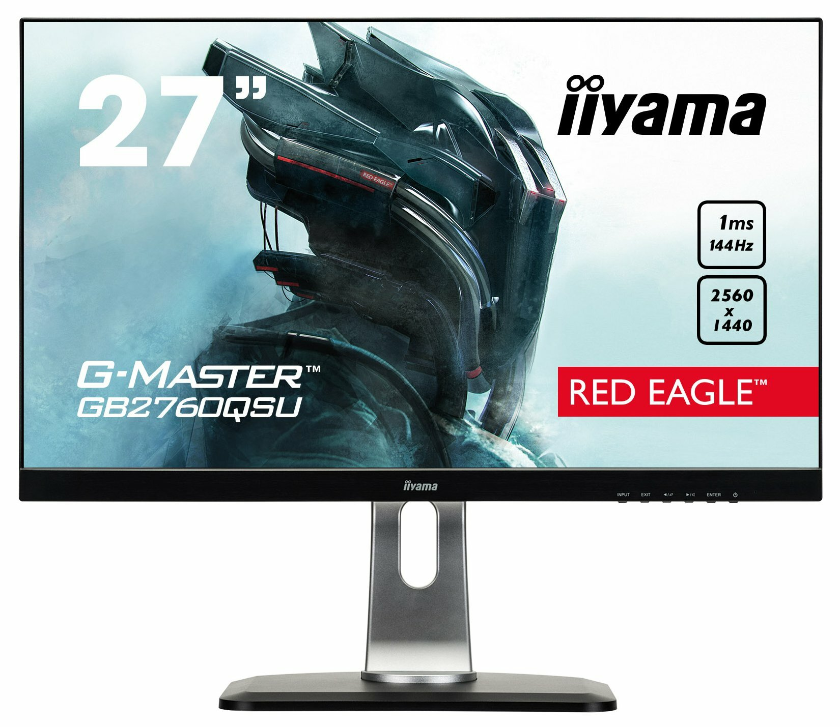 Monitor IIYAMA G-Master Red Eagle GB2760QSU-B1