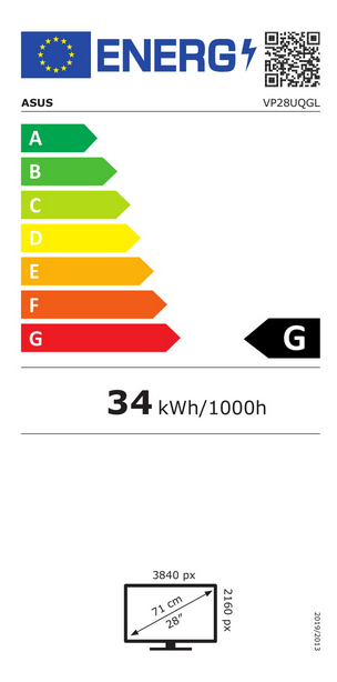 Monitor ASUS VP28UQGL 28 UHD 4K TN 1ms