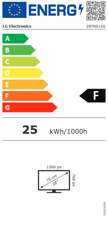 Monitor LG 28TN515S-PZ 27.5 HD WVA 8ms