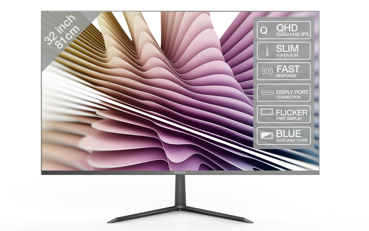 Monitor PEAQ PMO S320-IQC 32 QHD IPS