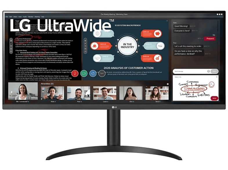 LG 34WP550-B 34 UWFHD IPS 5ms