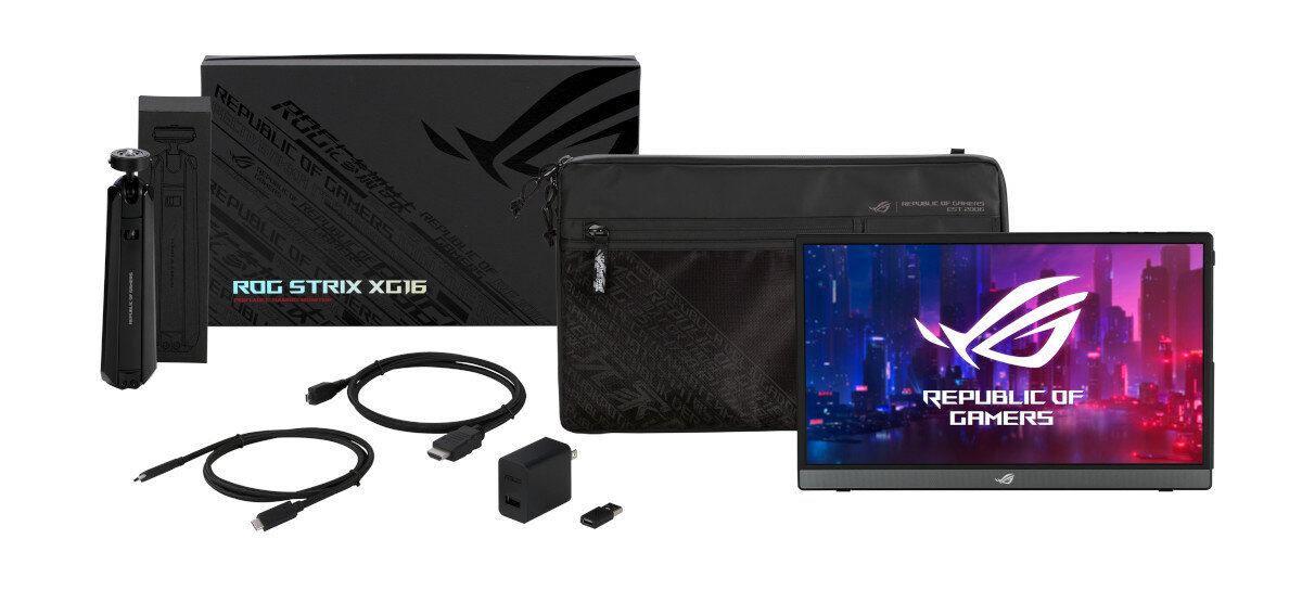 Monitor przenośny do gier ASUS ROG Strix XG16AHP 15.6 FHD IPS 3ms