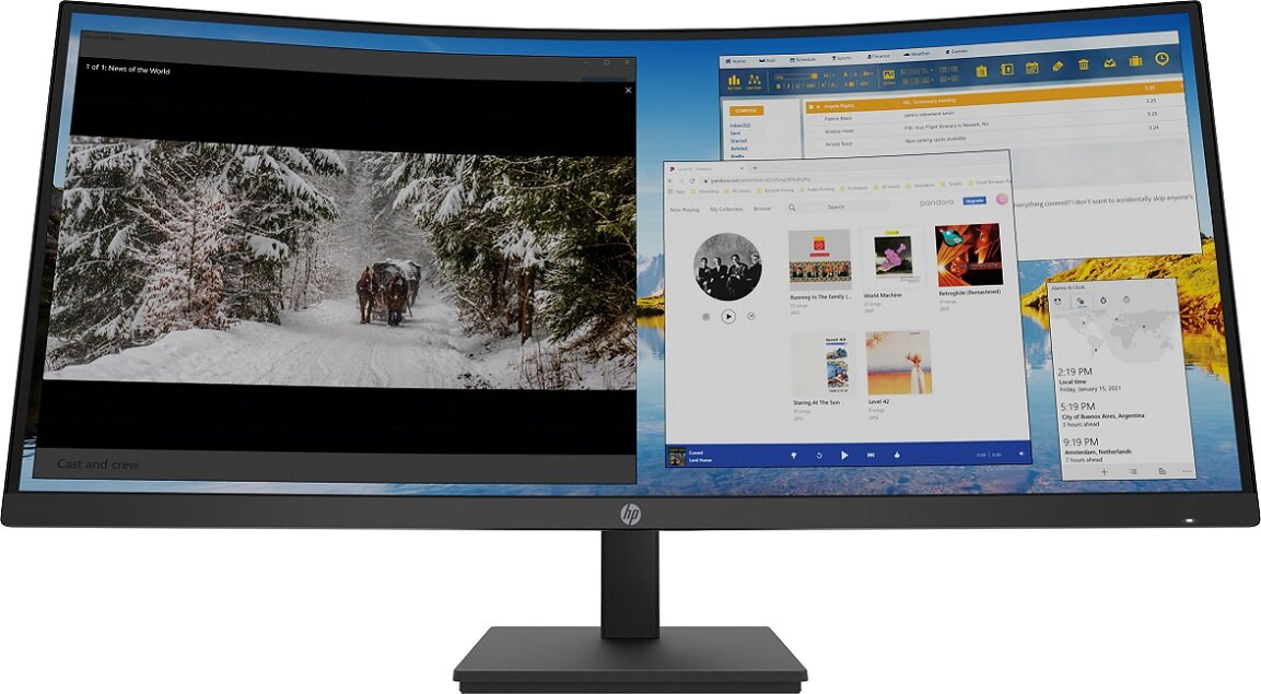 Monitor HP M34d WQHD VA 100Hz 5ms USB-C (3B1W4E9)