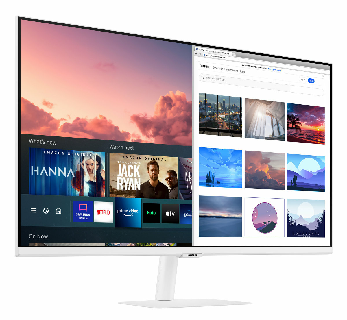 Monitor SAMSUNG Smart M7 LS32AM703UUXEN 32 UHD 4K VA 8ms Tizen