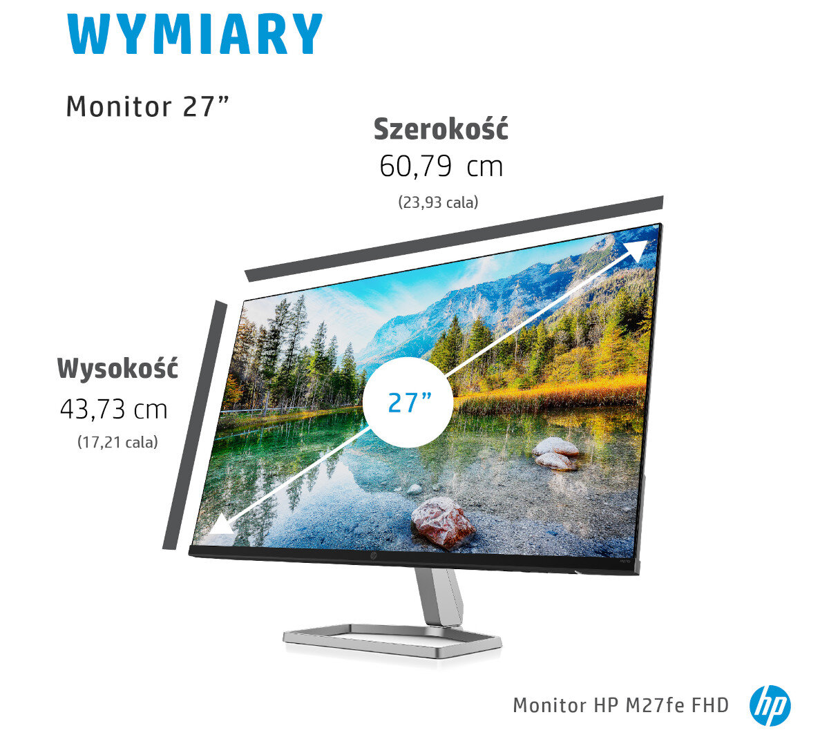 Monitor HP M27fe FHD IPS 75Hz 5ms (43G45E9)