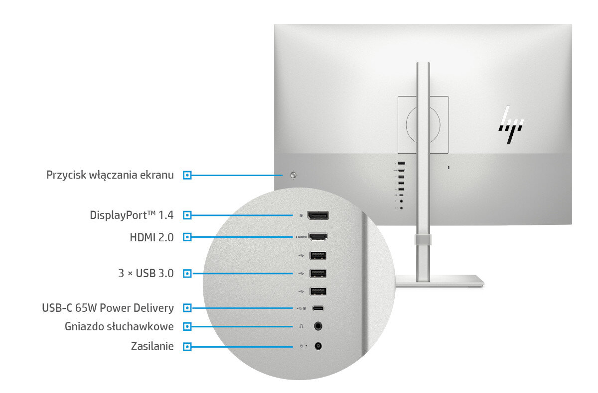 Monitor HP U32 4K UHD IPS 60Hz 4ms USB-C (368Y5E9)